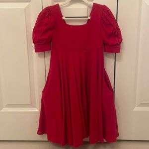 Remie girl pocket twirl dress